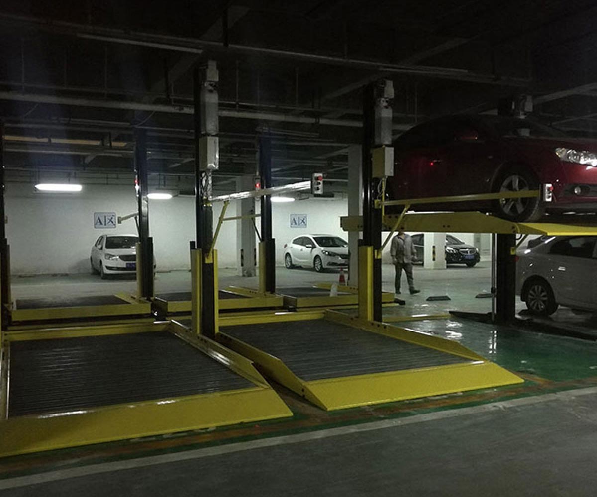興義兩層升降式機(jī)械停車場(chǎng)改造