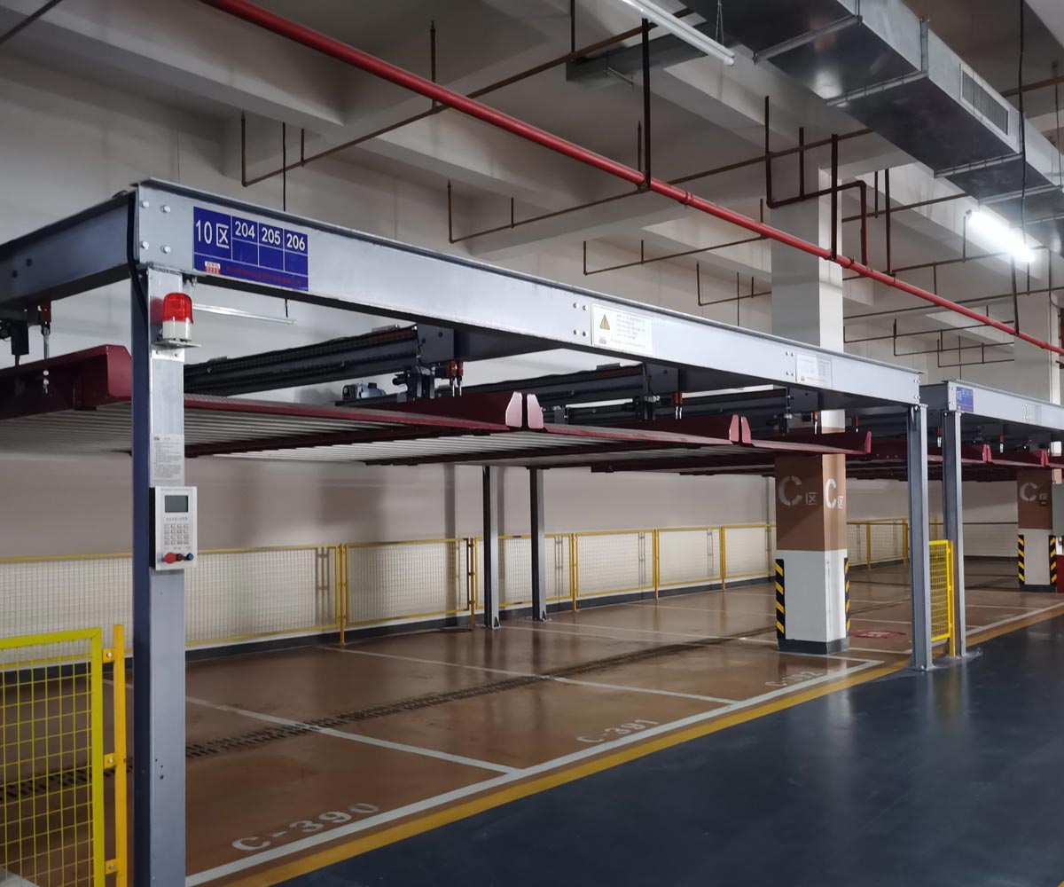 麻江俯仰式機(jī)械立體車庫